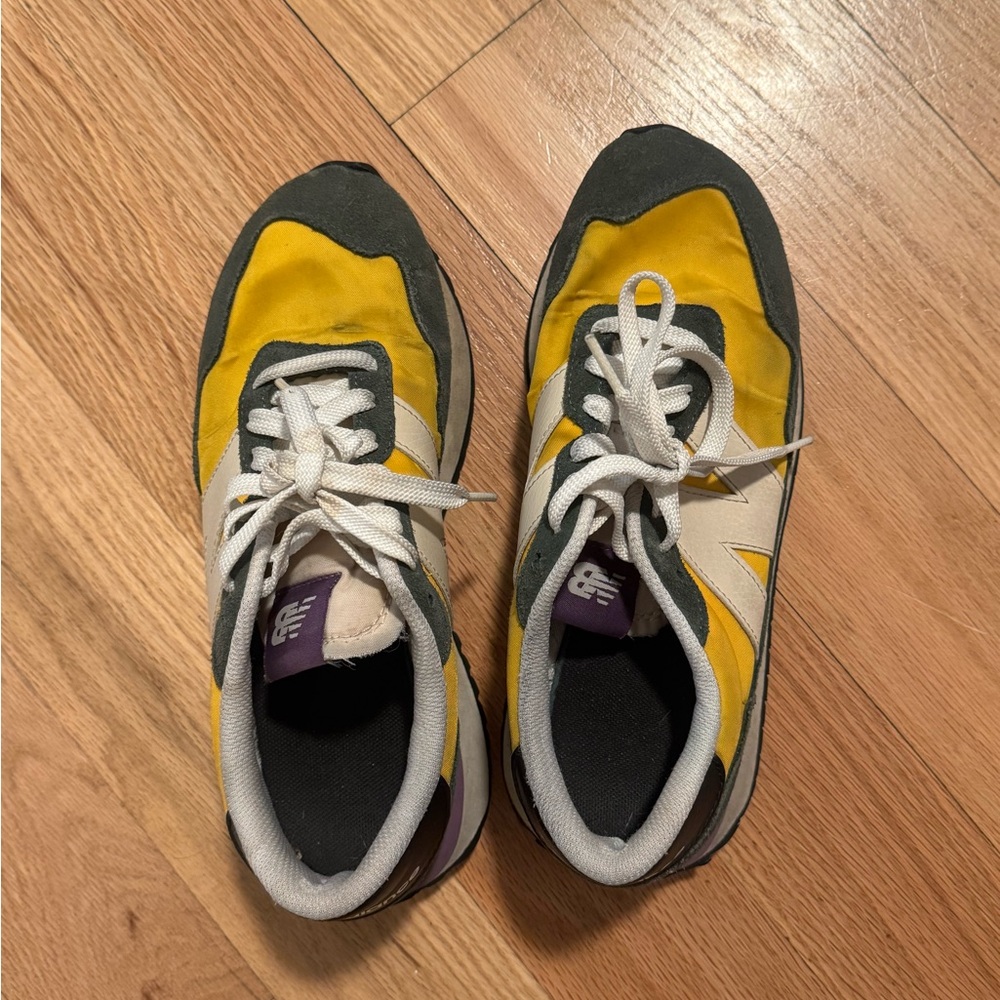 Yellow & Gray New Balance Sneakers